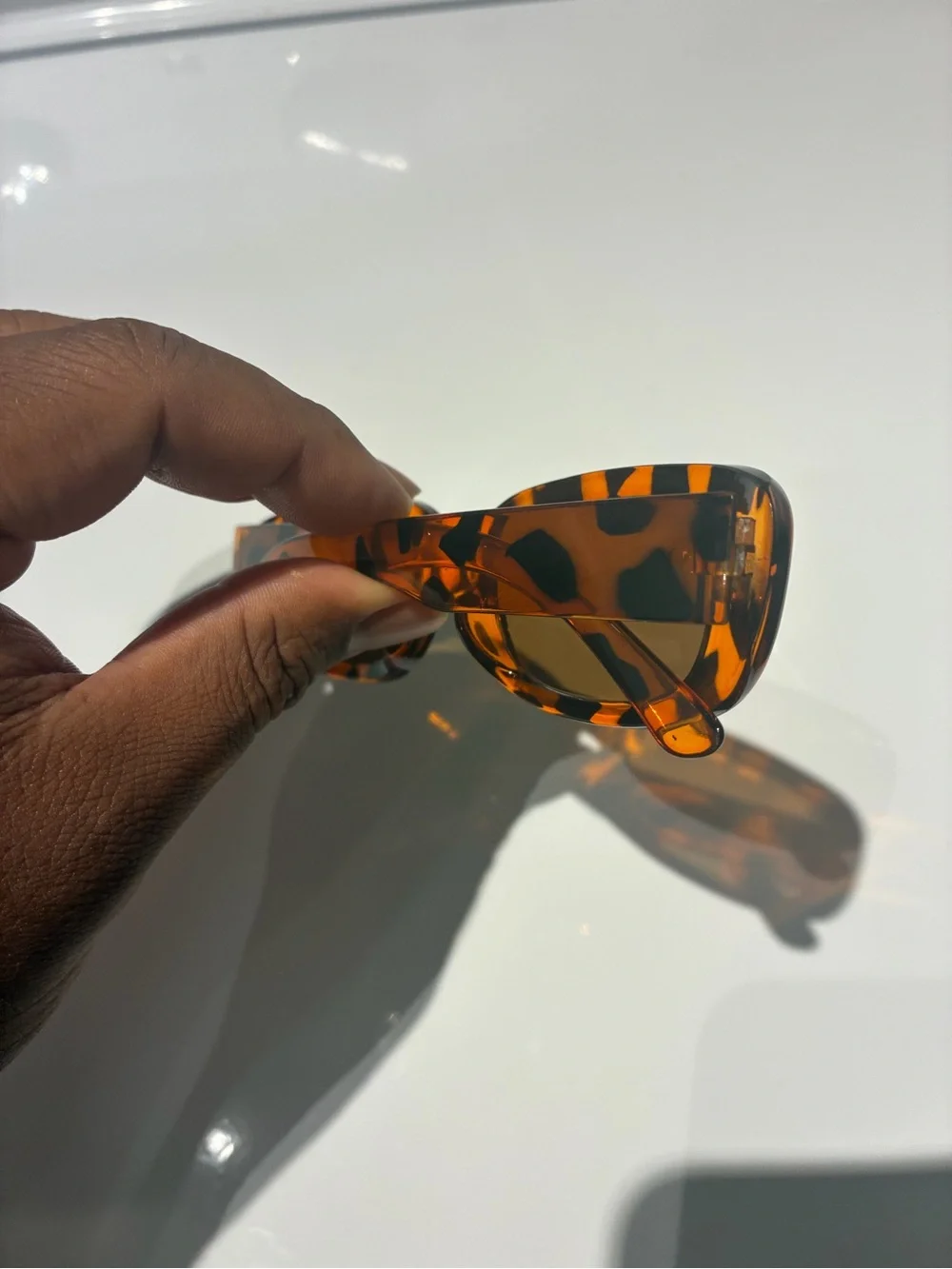 Unknown stylish tortoiseshell